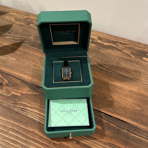 Lola Rose Malachite Textured Watch - Picture 2 of 9